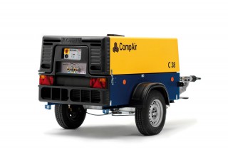 176 CFM Trailer Mounted Air Compressor - CompAir