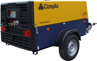 268 CFM Trailer Mounted Air Compressor - CompAir