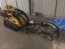 Mini Skid Steer with Trenching Attachment